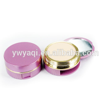 Elegant round with mirror customized air cushion compact powder